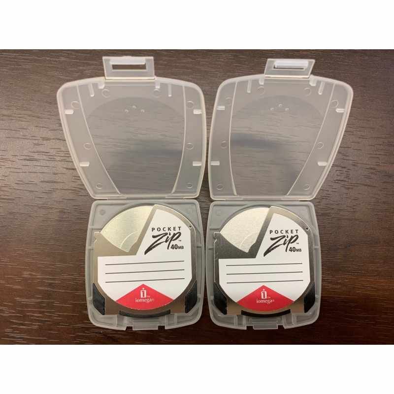 20 x 40MB PocketZip Clik Disk