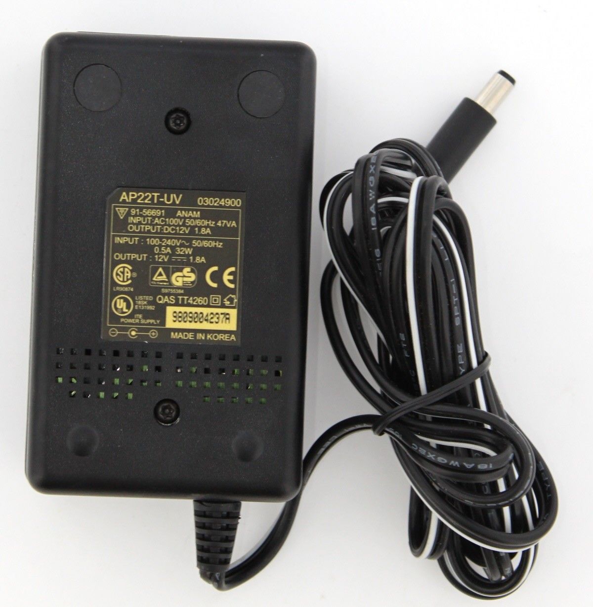 12V-1.8A-5.5mm AC Adapter - Used