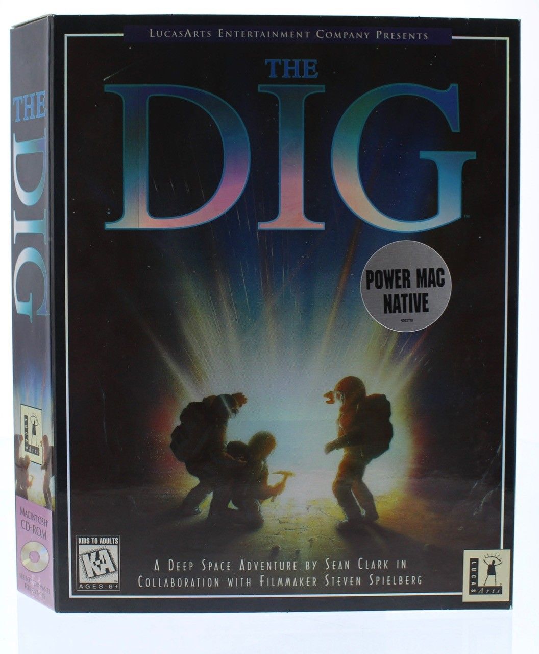 The Dig by Lucas Arts, for Mac OS system 7.1 to 9.x, collectable