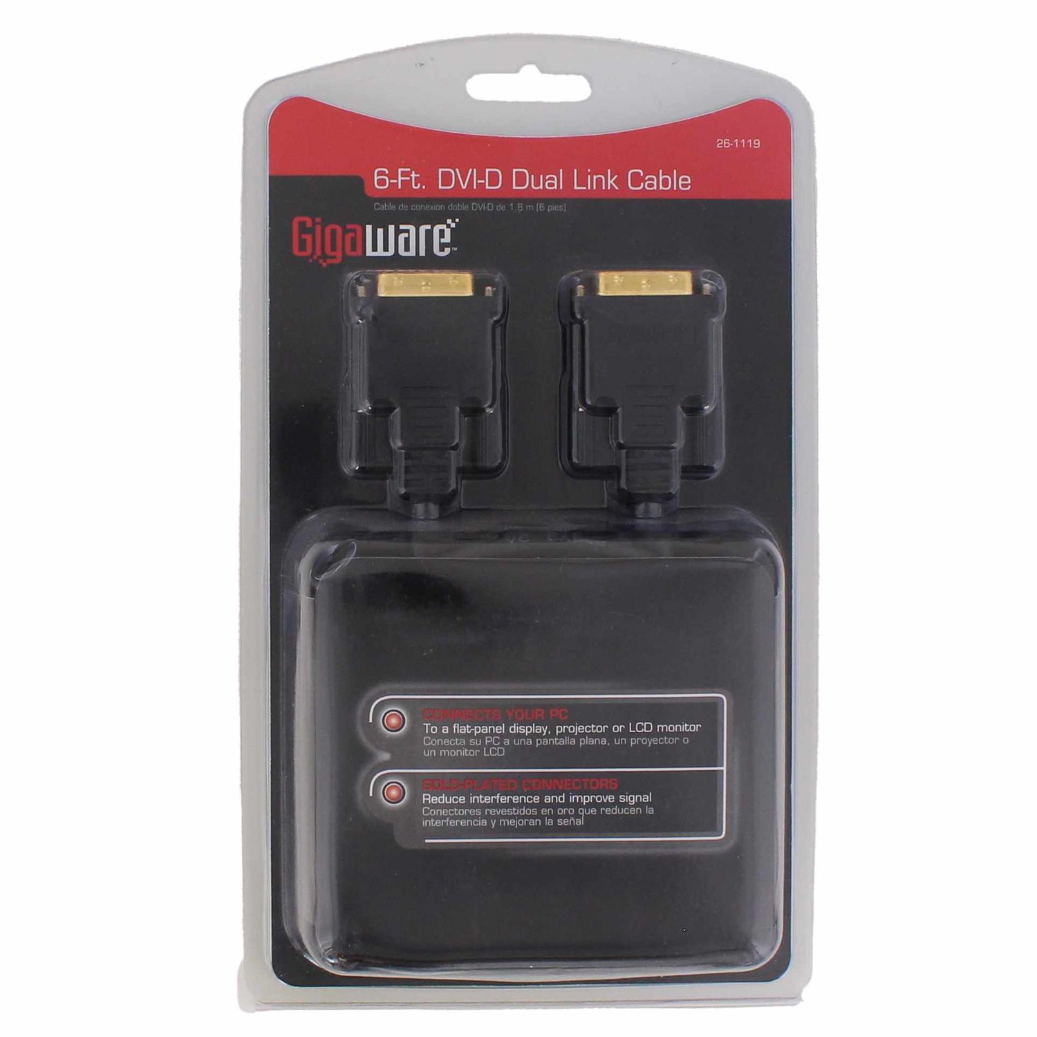 Gigaware 6 FT DVI-D Dual Link Cable