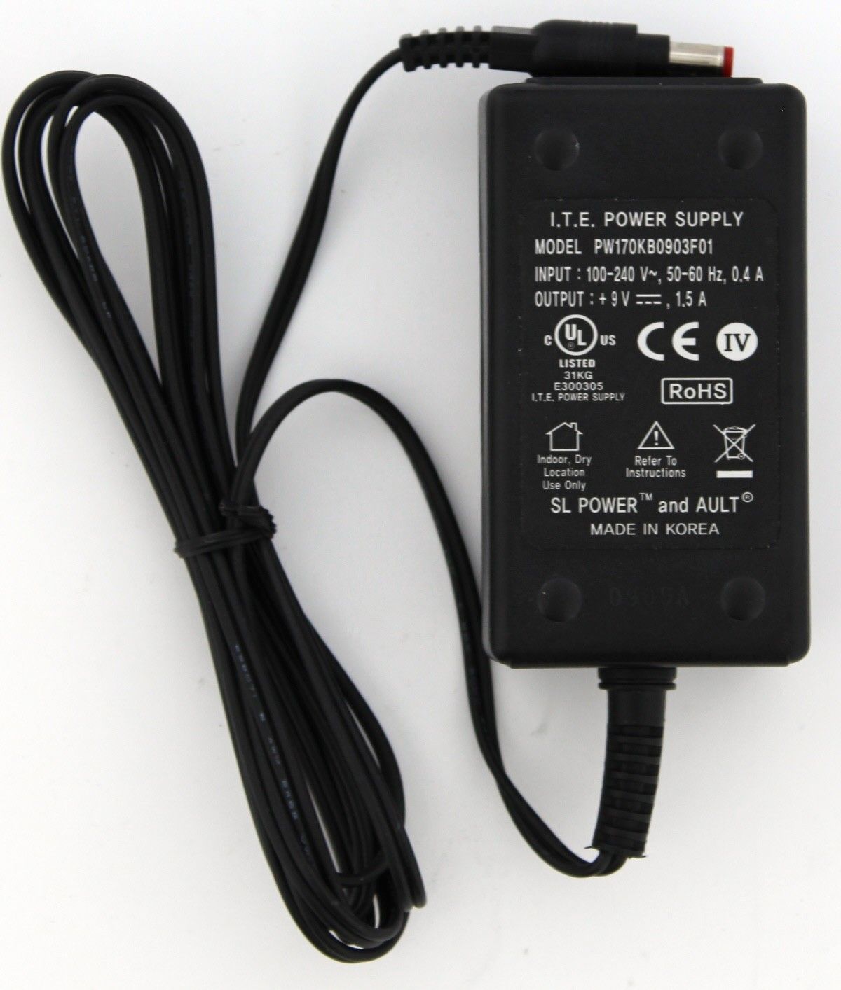 9V-1.5A-5.5mm AC Adapter - Used