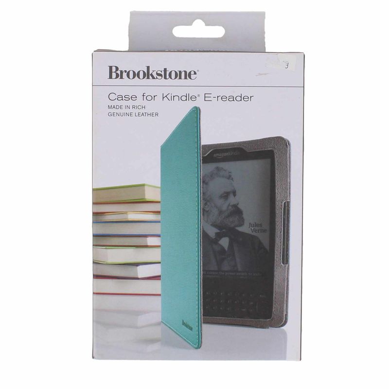 Brookstone 2G &amp; 3G Kindle Blue Leather Case - New