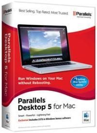 Parallels Desktop 5 for MAc by Nova Development Corp in Retail Box for MAC 10.4