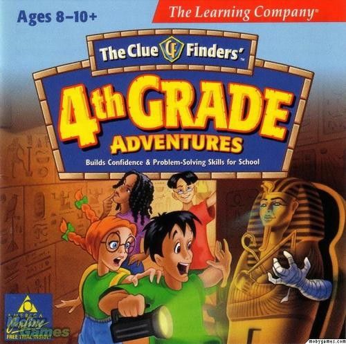 ClueFinders 4th Grade Adventures The Puzzle of the Pyramid (Ages 8-10) CD Only