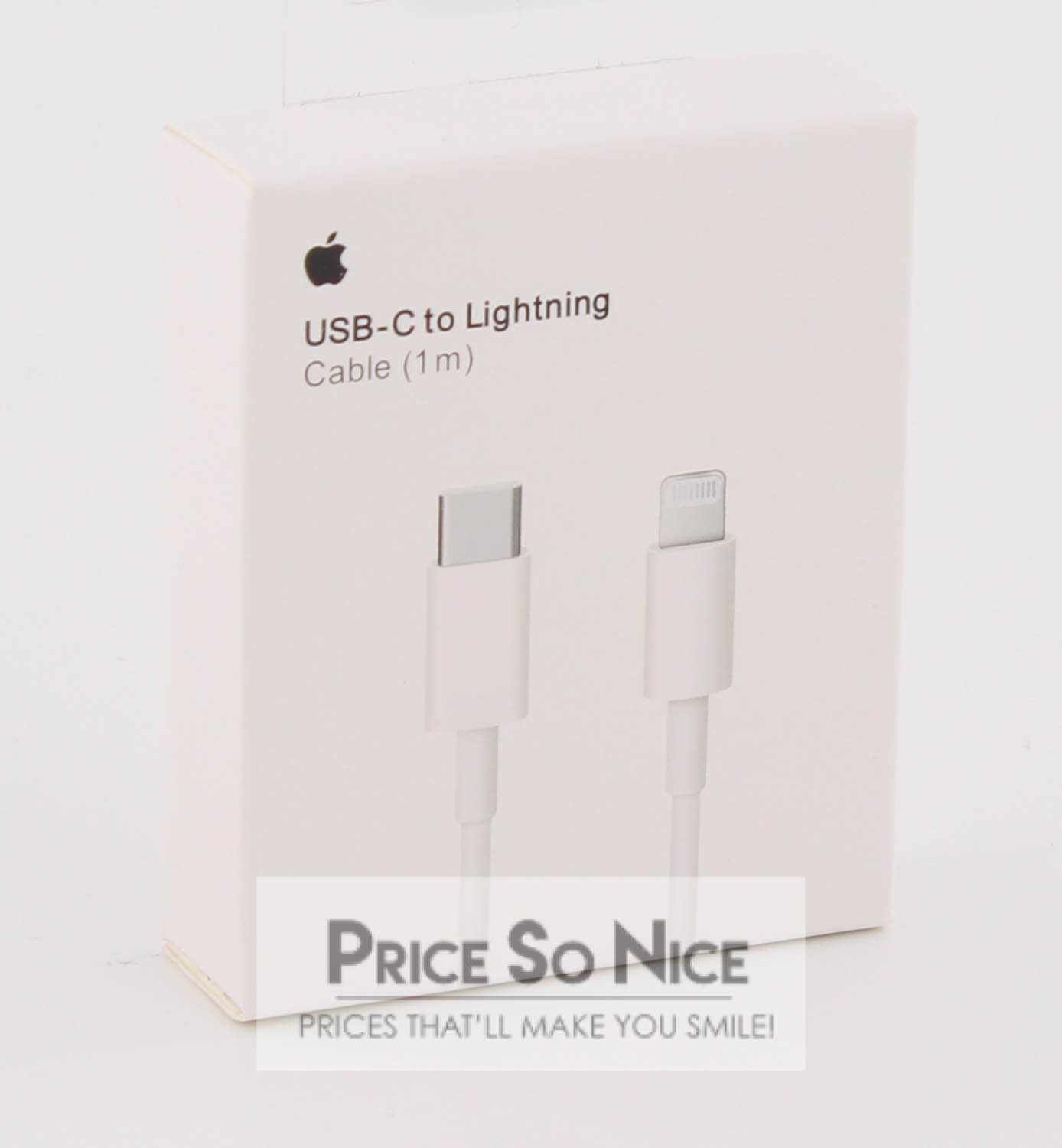 Apple USB-C to Lightning Cable for Apple Devices 1m - White MQGJ2ZM/A - New