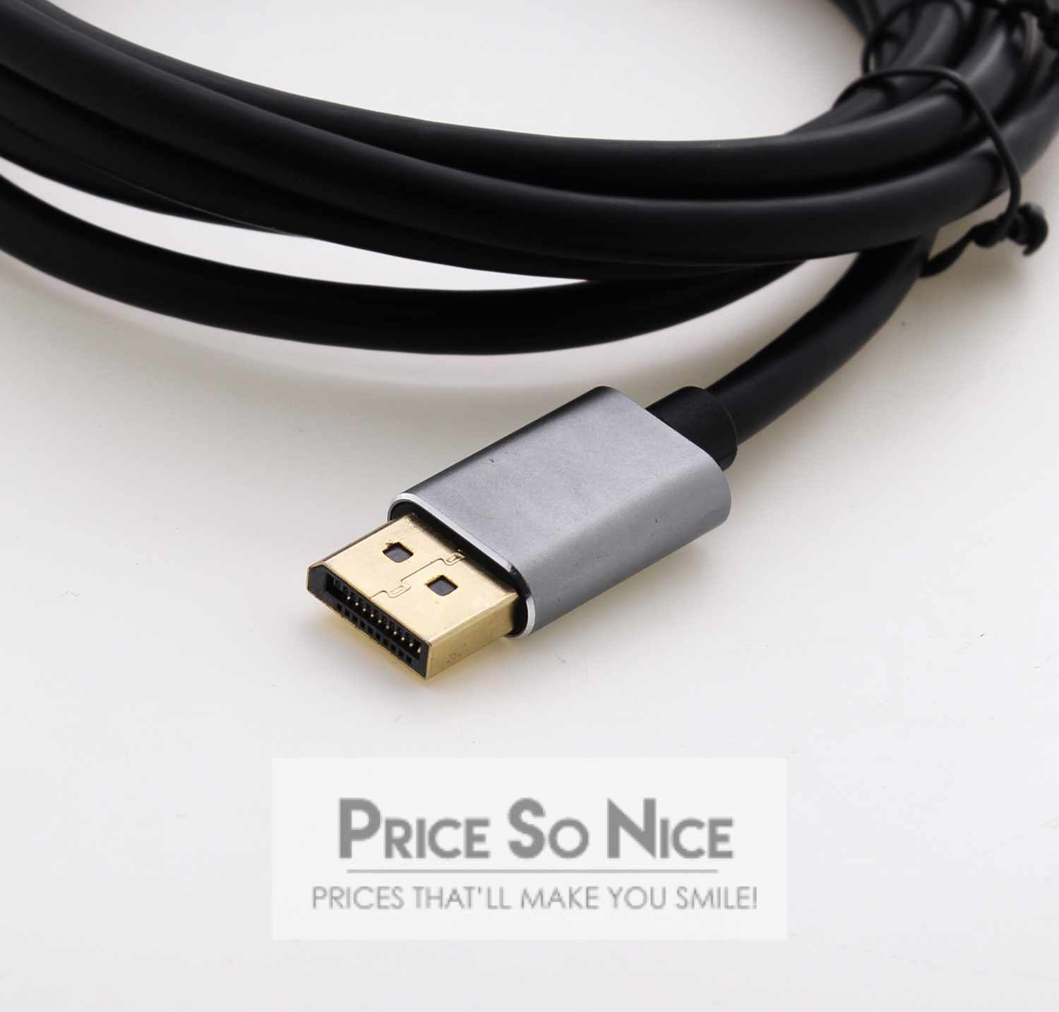 6FT 4K Display Port DP to DP Cable DisplayPort 1.2 Gold Plated Aluminum Shell - New