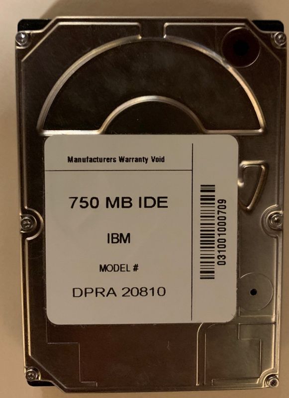 750MB 2.5&quot; IDE IBM HD Model DPRA20810