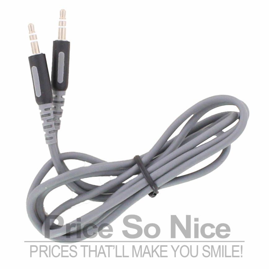 Auxiliary audio cable - 3.5mm to 3.5mm - New