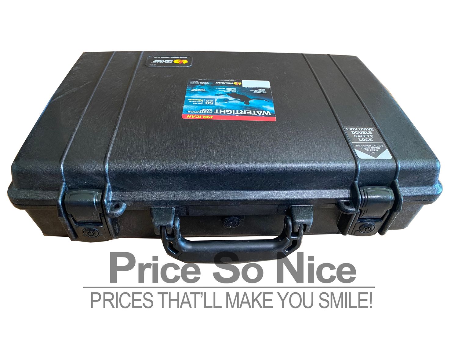 Pelican 1490CC1 Computer Case with Lid Organizer and Computer Tray - NEW