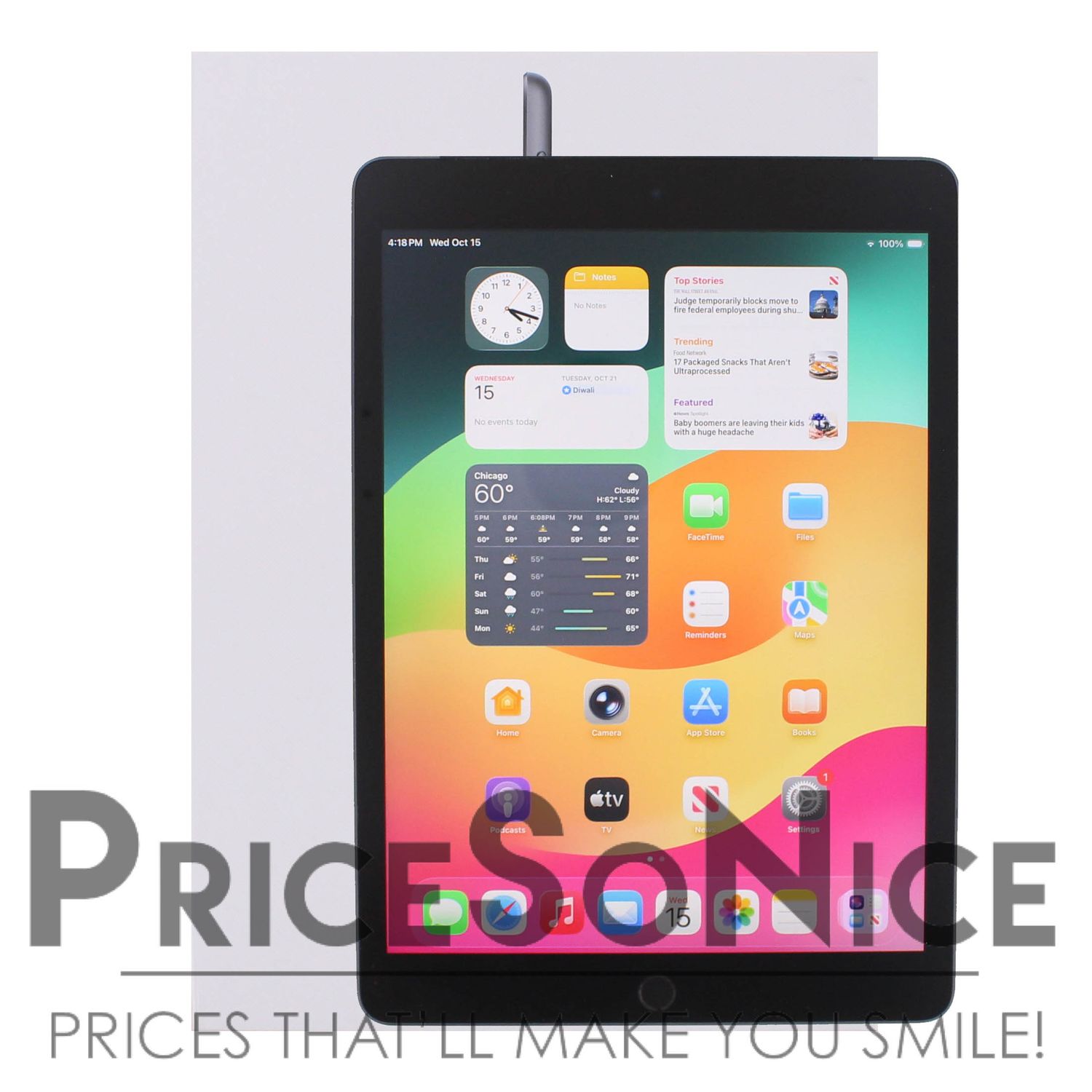 Apple iPad 10.2&quot; 9th Gen Unlocked (64GB, Wifi+Cellular, Space Gray) with Box - Grade A