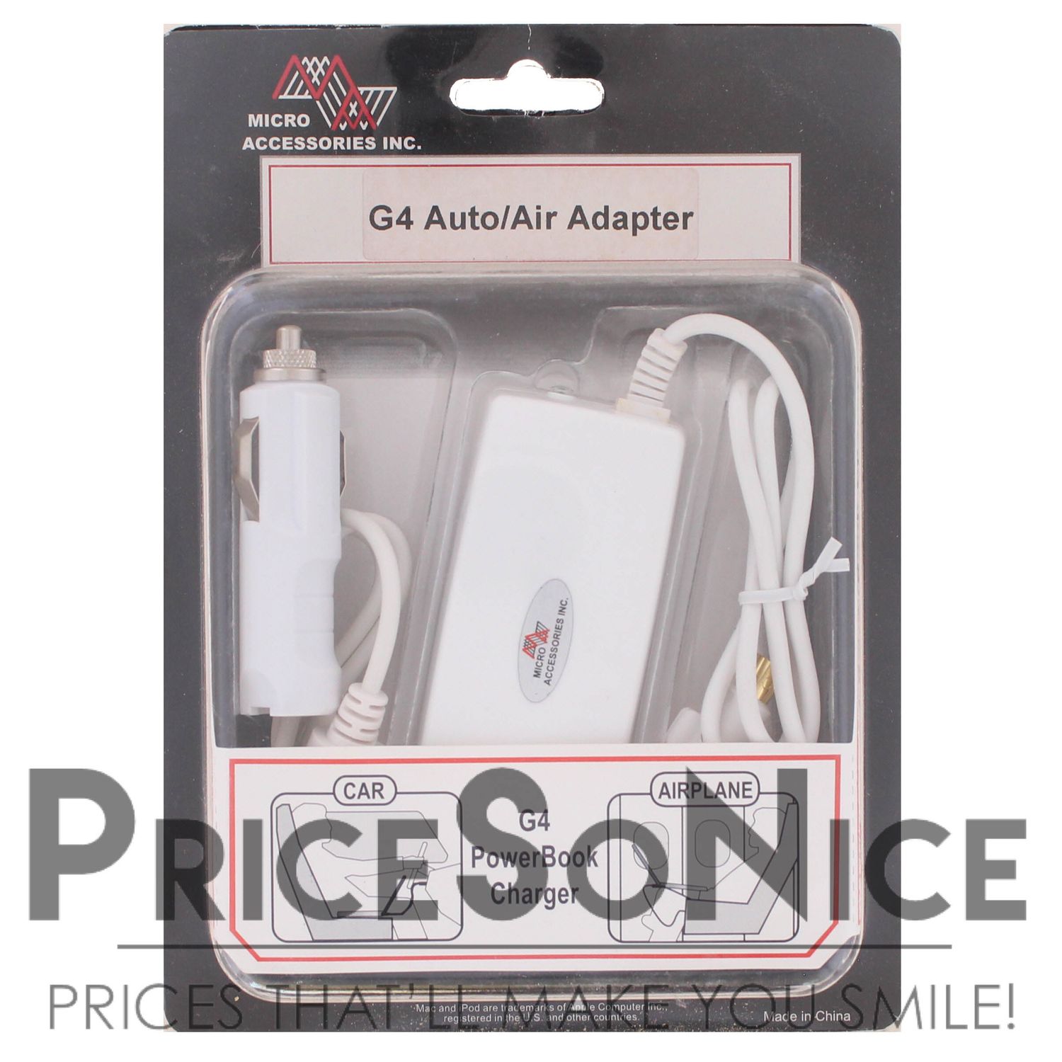 iBook &amp; Powerbook G4 Auto/Air DC Power Adapterv