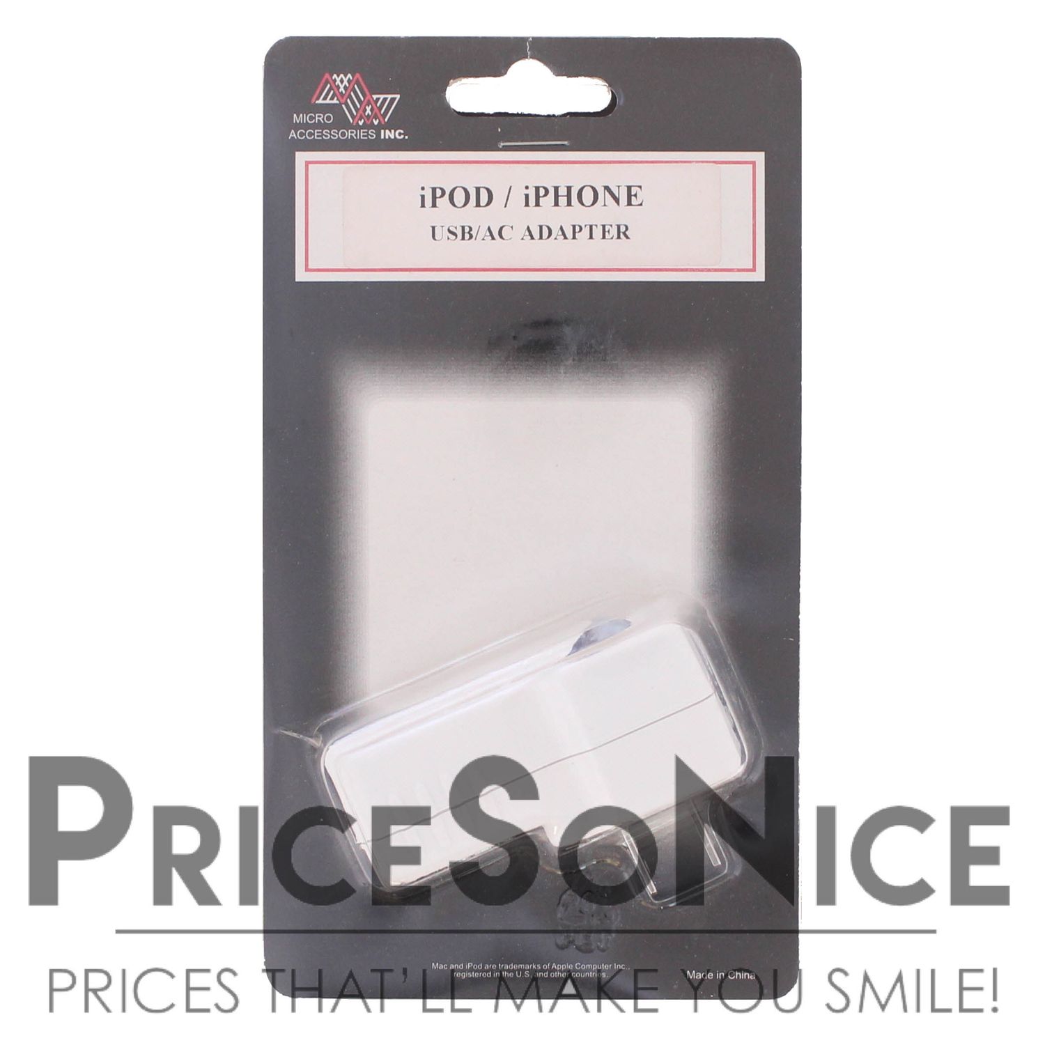 Apple iPod/iPhone AC Charger - USB to AC