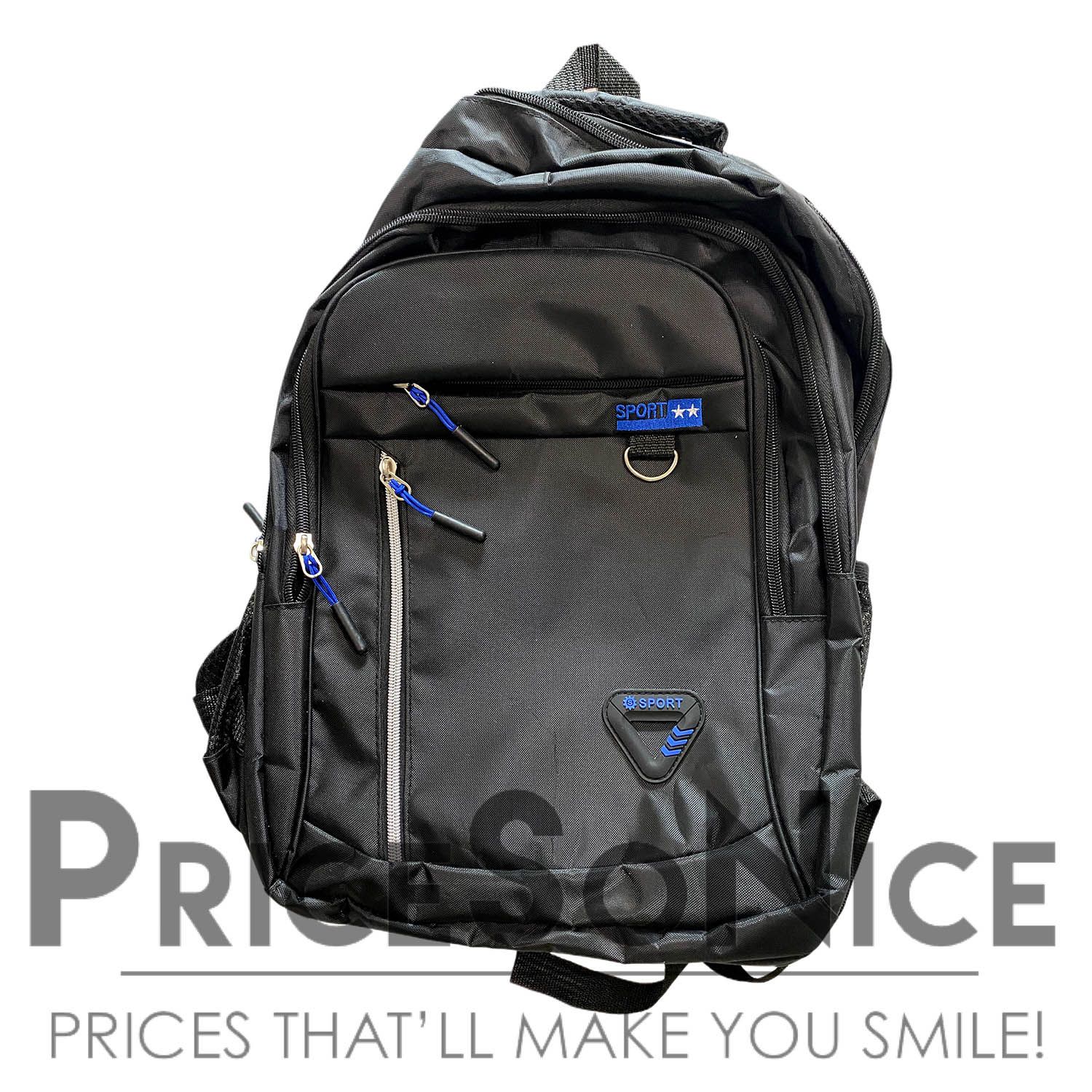 Allvaron Brent Men's Sports Backpack, Black/Blue, MSRP $70
