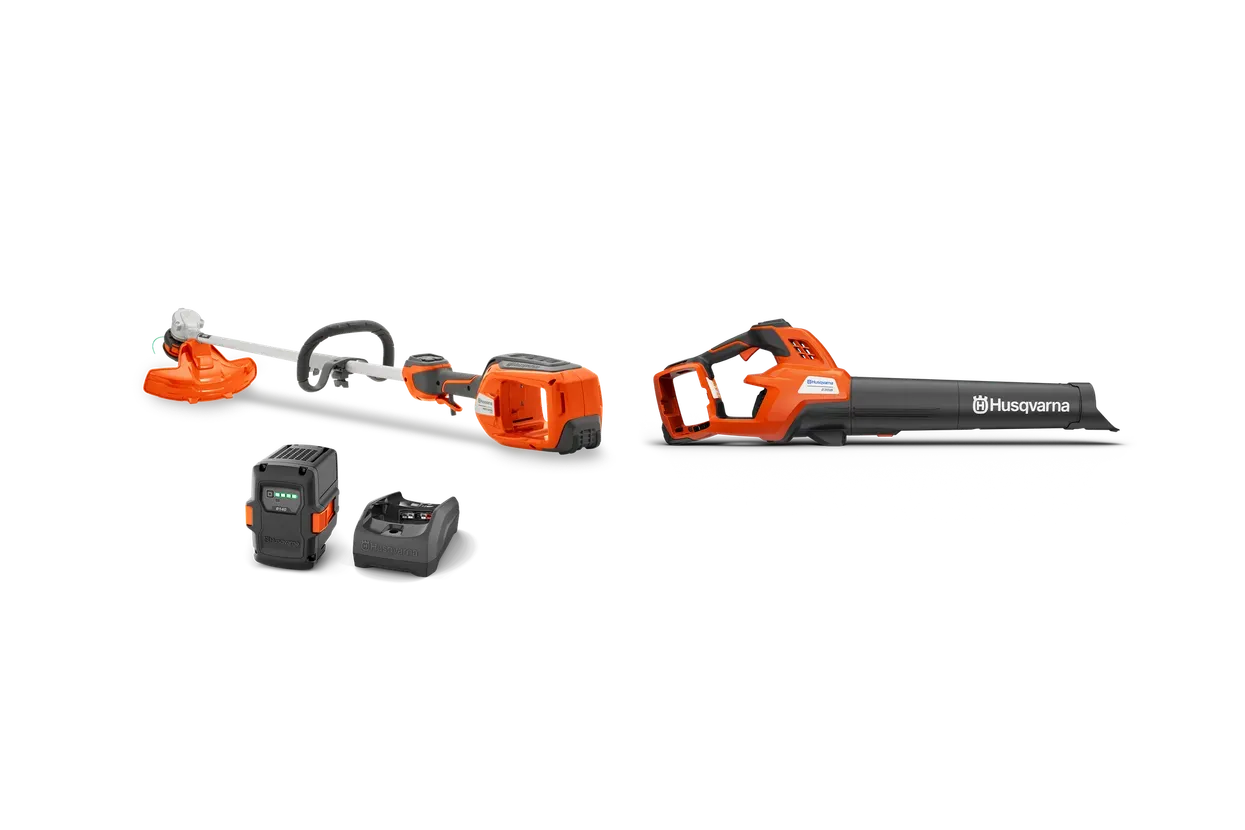 Husqvarna 320iL String Trimmer &amp; 230iB Blower Bundle (Battery &amp; Charger Included)