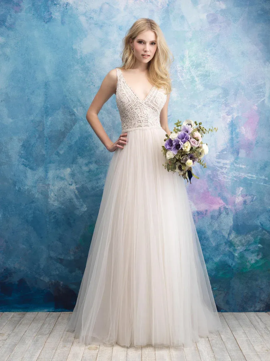 Allure Bridals 9552 - Nude/Champagne/Ivory/Nude - 12