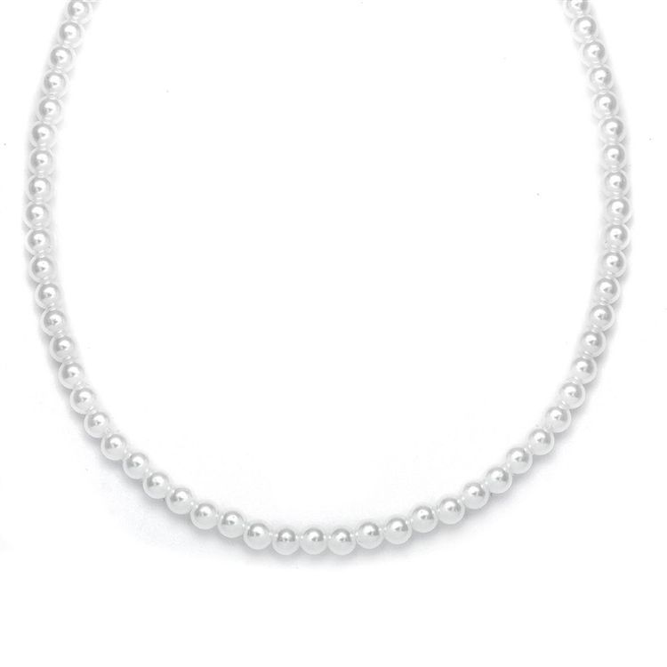 Mariell 182N-I-S Pearl Necklace