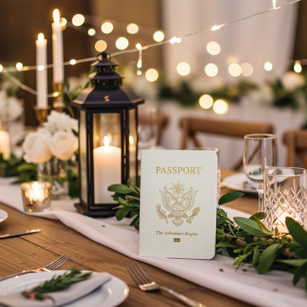 CANDLELIGHT CREAM Shimmer Passport Books (Pack of 10)