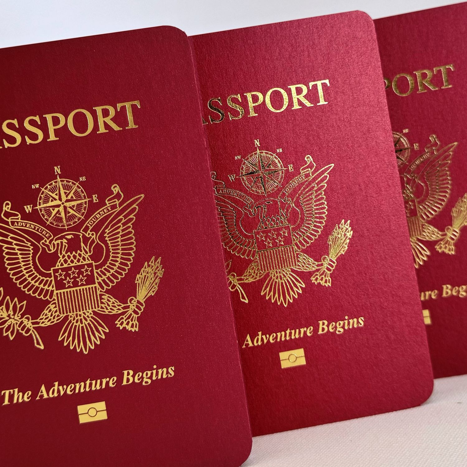 RICH RED Shimmer Passport Books (Pack of 10) RICH RED Shimmer Passport Books (Pack of 10)