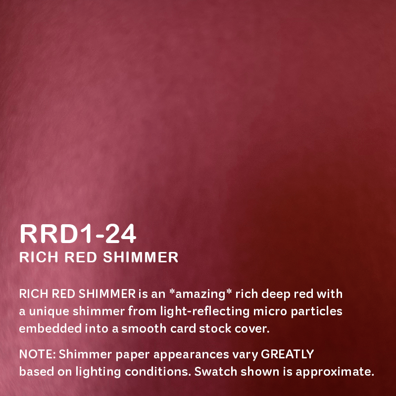 RICH RED Shimmer Passport Books (Pack of 10) RICH RED Shimmer Passport Books (Pack of 10)