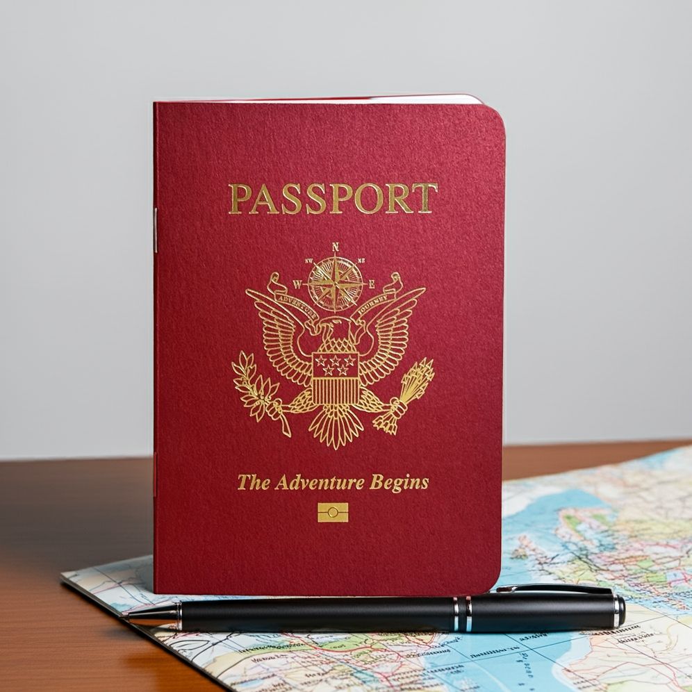 RICH RED Shimmer Passport Books (Pack of 10) RICH RED Shimmer Passport Books (Pack of 10)
