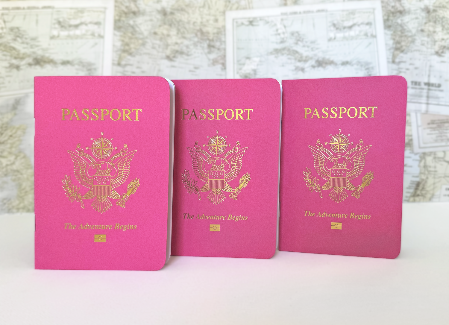 RICH POP PINK Matte Passport Books (Pack of 10) RICH POP PINK Matte Passport Books (Pack of 10)
