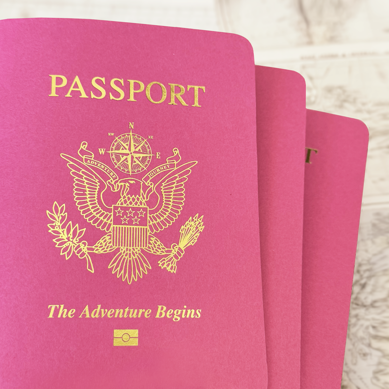 RICH POP PINK Matte Passport Books (Pack of 10) RICH POP PINK Matte Passport Books (Pack of 10)