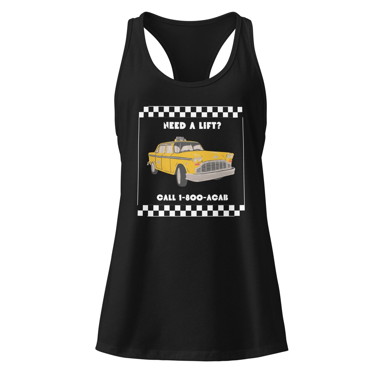 Acab Women’s fitted racerback tank top
