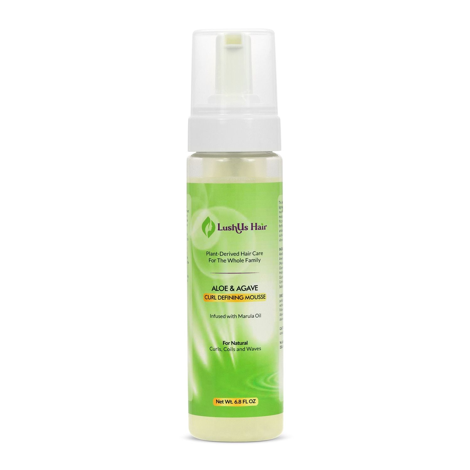 LushUs Hair Aloe &amp; Agave Curl Defining Mousse