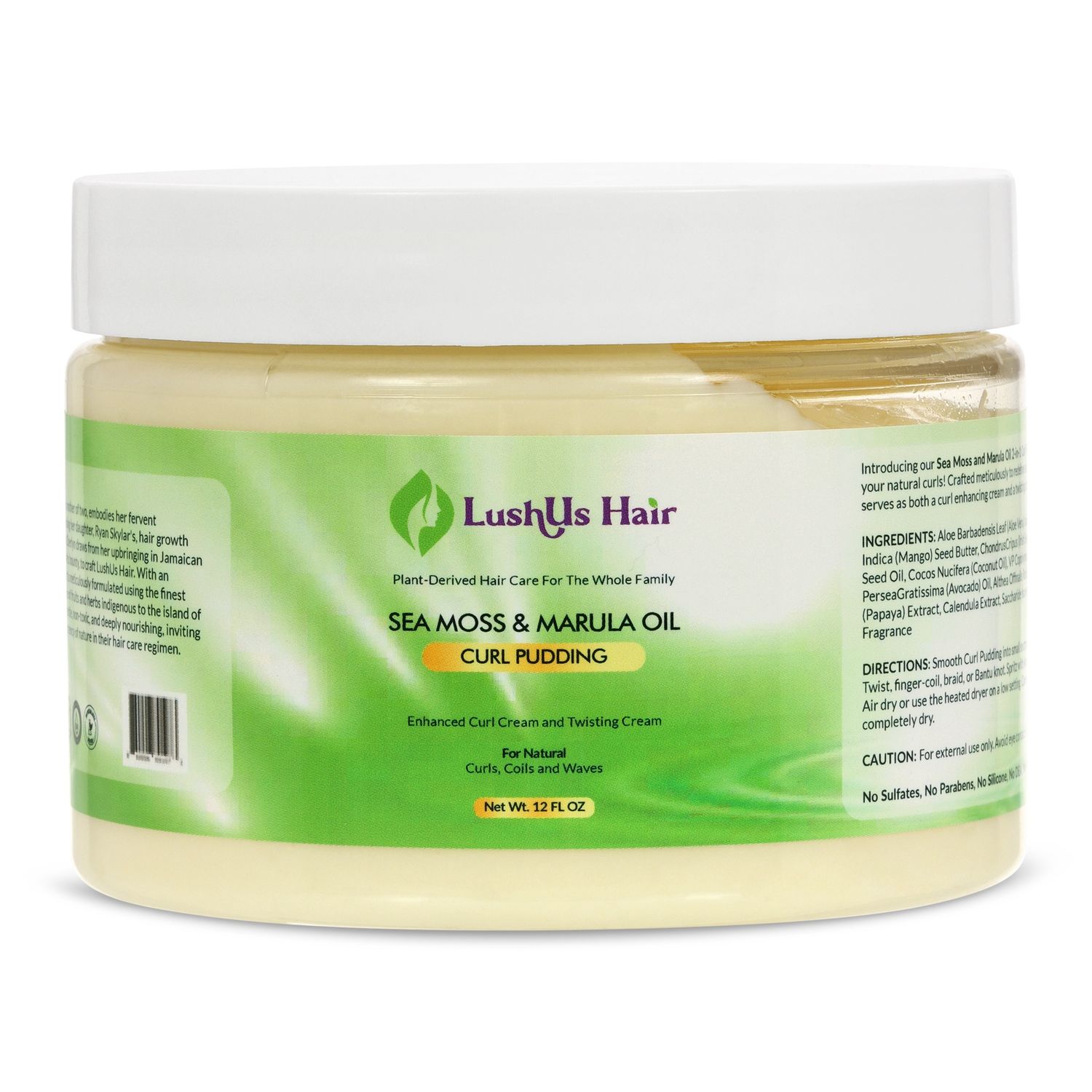 LushUs Hair Sea Moss &amp; Marula Oil Curl Pudding