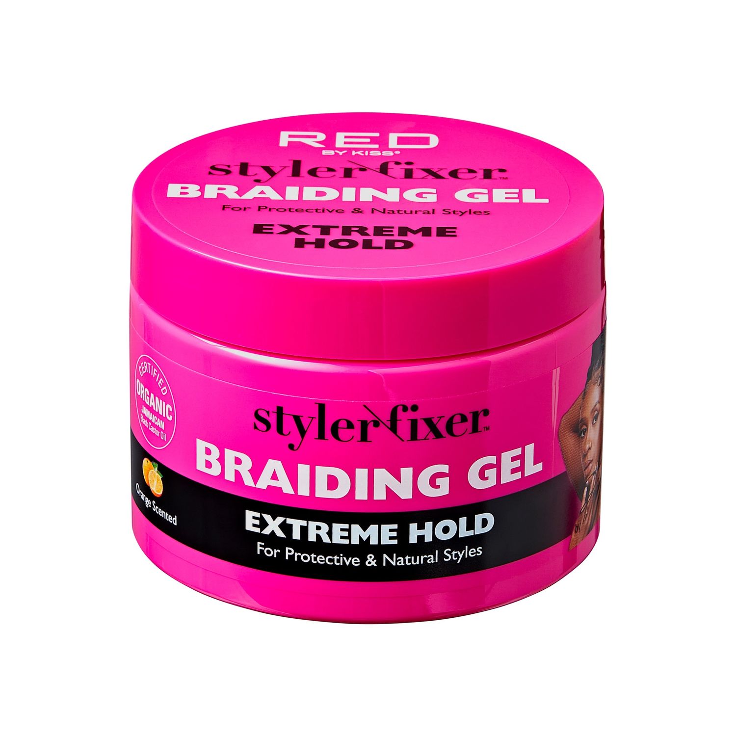 Style Fixer Braiding Gel Extreme Hold Orange Scent (Pearl)
