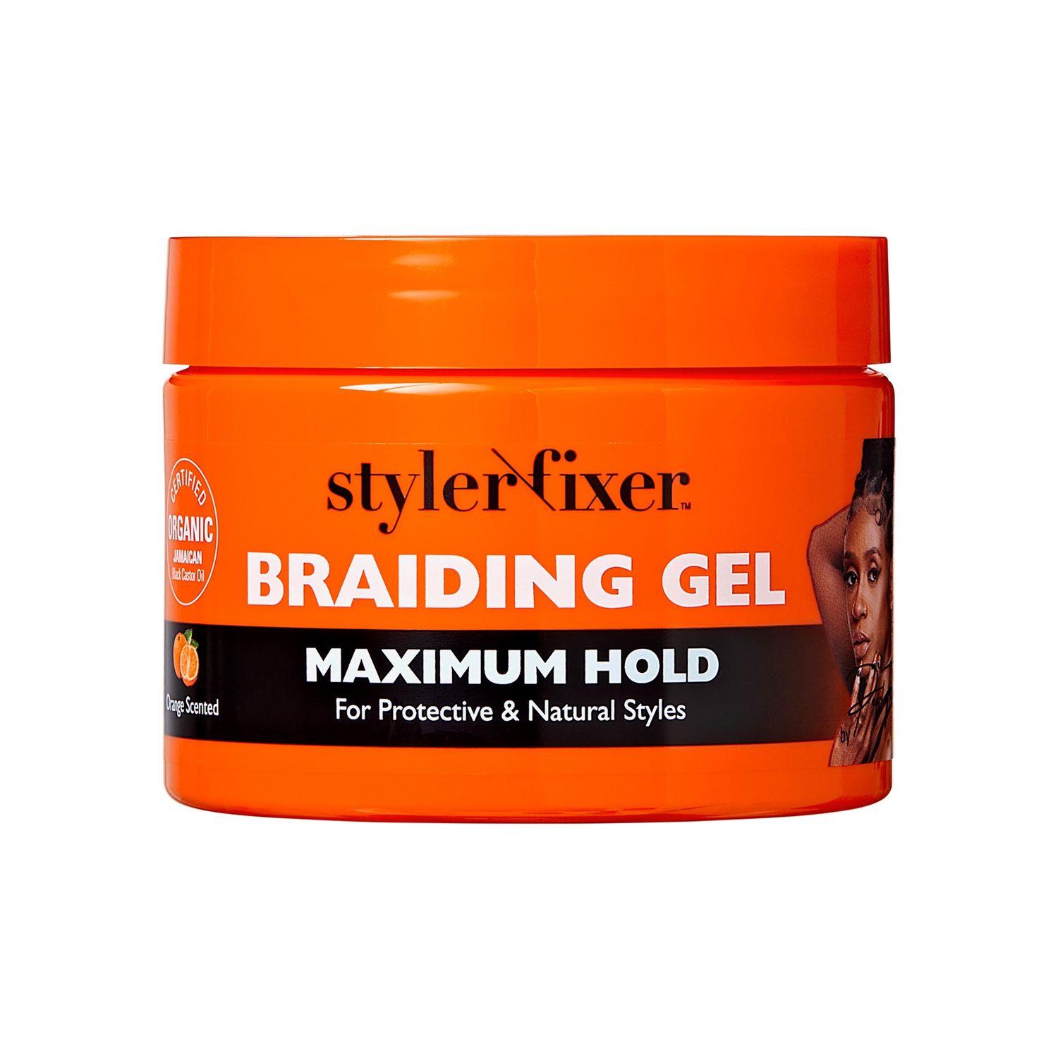 Style Fixer Braiding Gel Max Hold (Pearl) Orange Scent