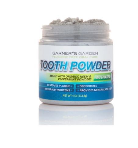 Garner&#39;s Garden Activated Tooth Powder