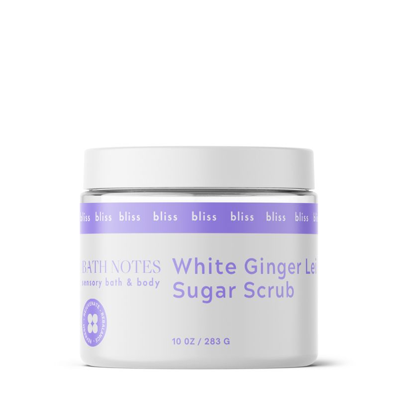 Bath Notes White Ginger Lei Sugar Scrub