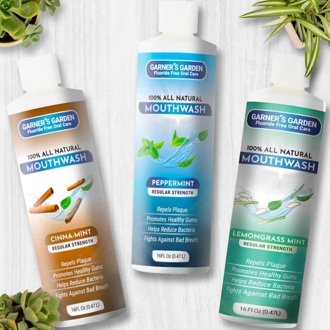 Garner’s Garden Peppermint Mouthwash Reduced Strength