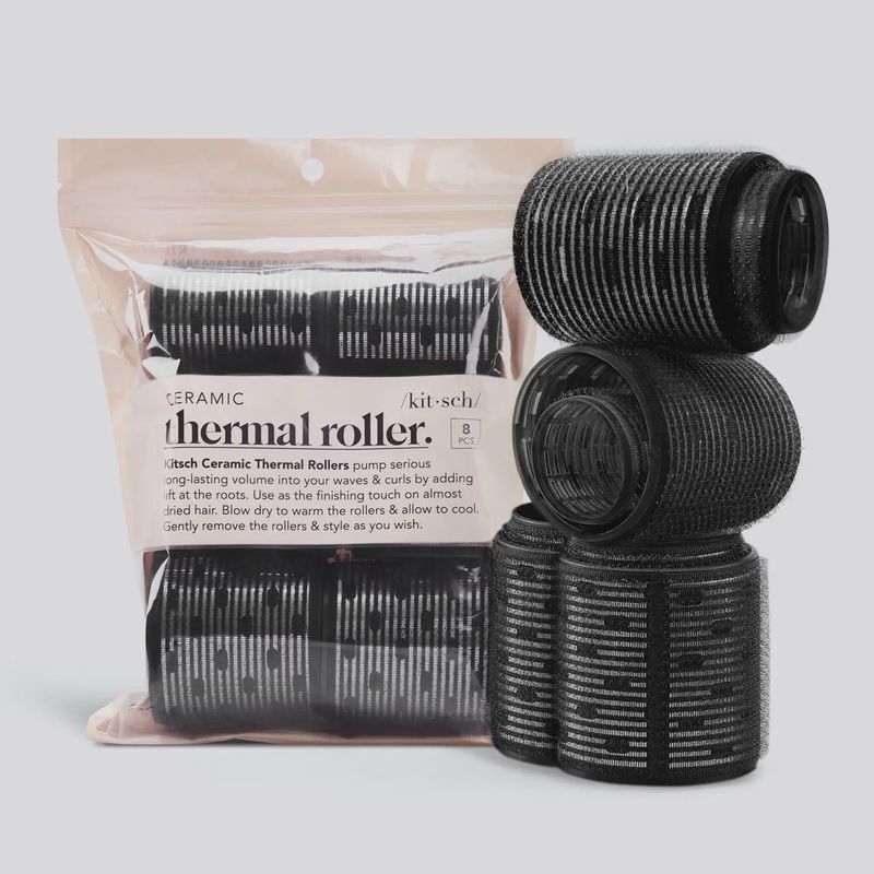 Kitsch Heatless Curling Set - Charcoal