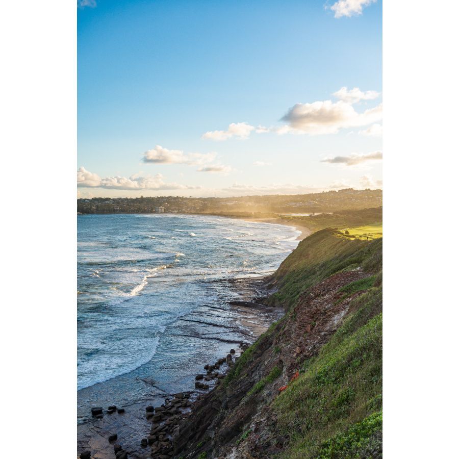 golden hour at long reef beach