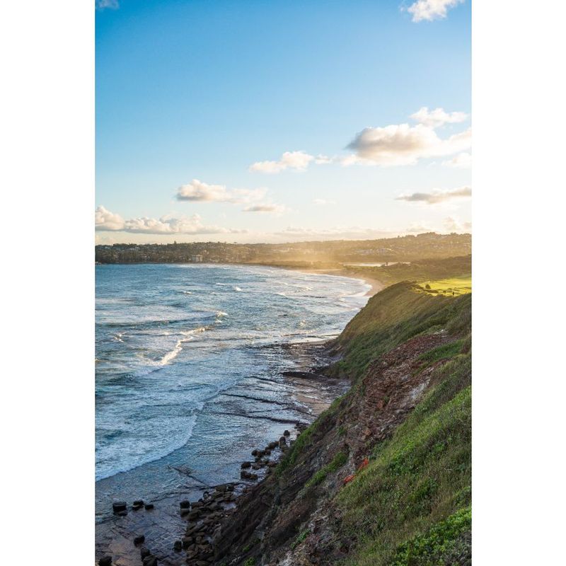 golden hour at long reef beach
