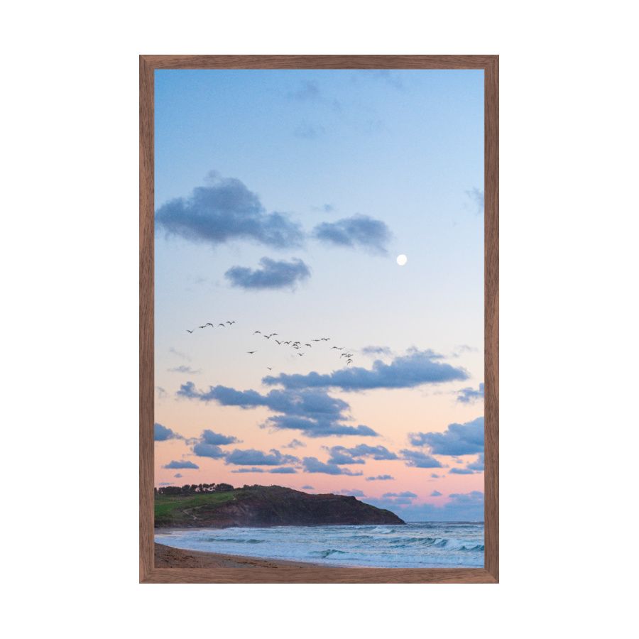 long reef beach at sunset