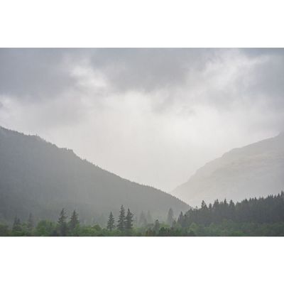 mountains at loch long