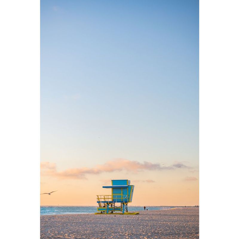 south beach hut