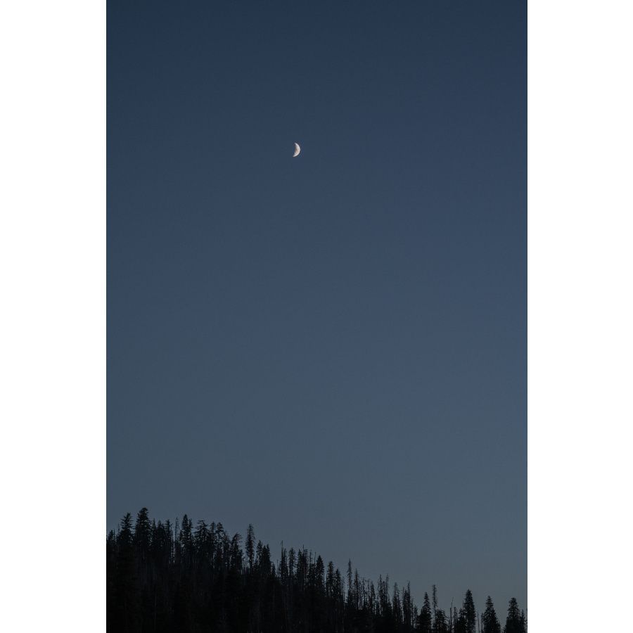moon at sierra nevada