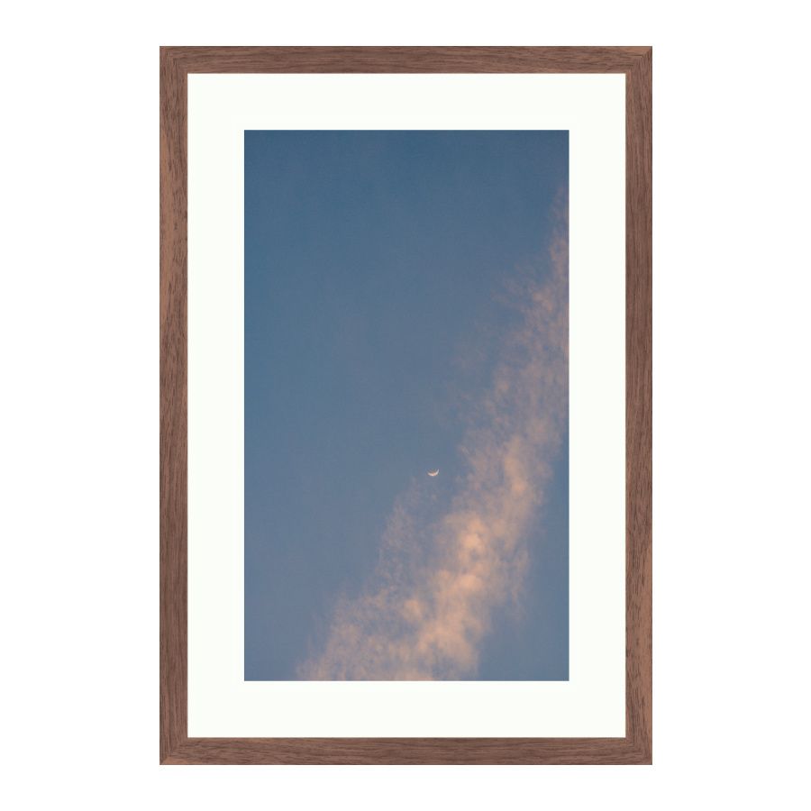 moon over the atlantic