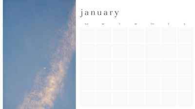 evergreen *printable calendar moon edition - pdf download