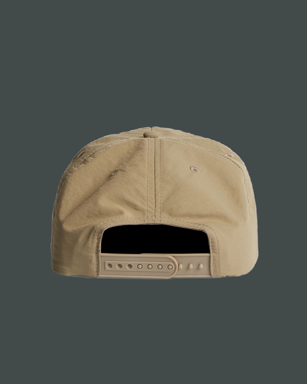 branded surf hat in khaki