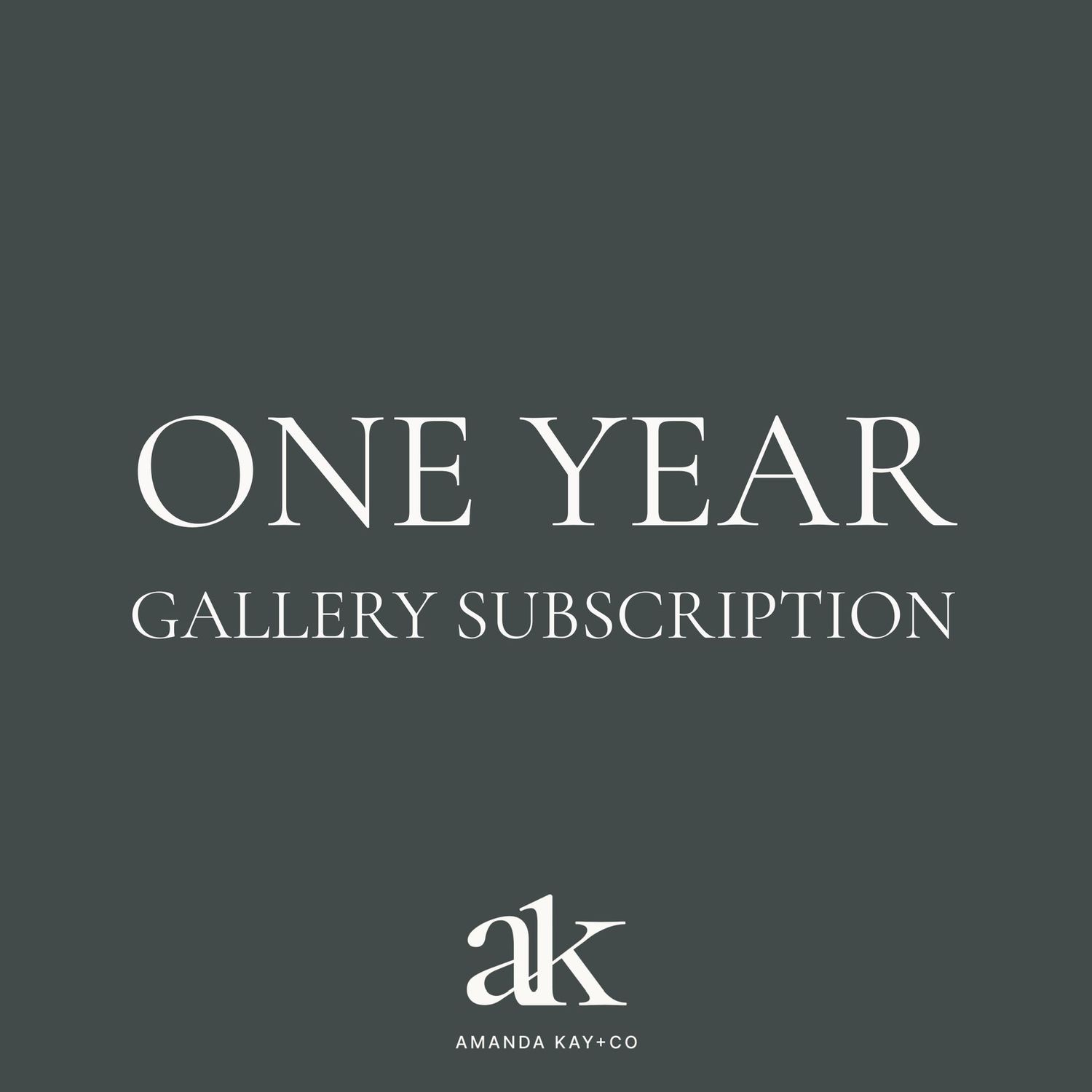 gallery extension: 1 year subscription