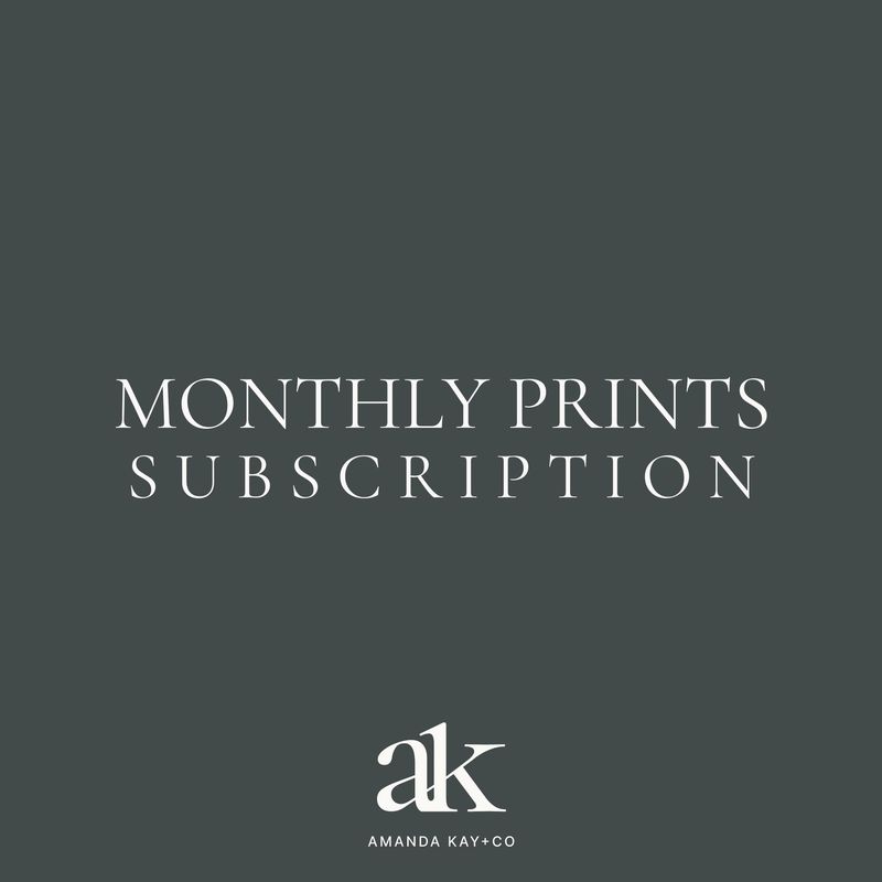 monthly prints subscription