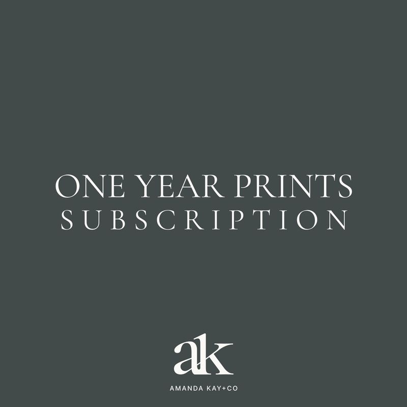 one year photo subscription