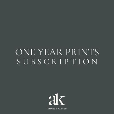 one year photo subscription