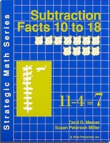 Subtraction Facts 10 to 18 (Soft Cover Manual)