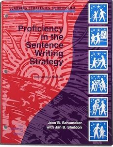 Proficiency in Sentence Writing manual cover
